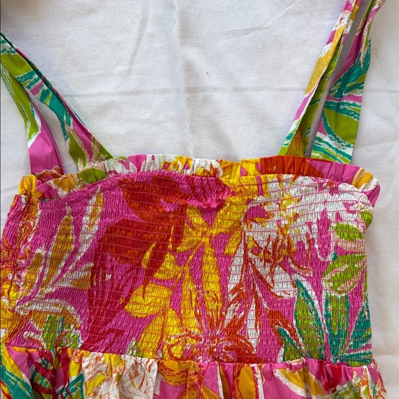 Flying Tomato Colorful Floral Maxi Sundress with Tie Straps - Picture 4 of 6